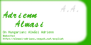 adrienn almasi business card