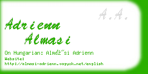 adrienn almasi business card